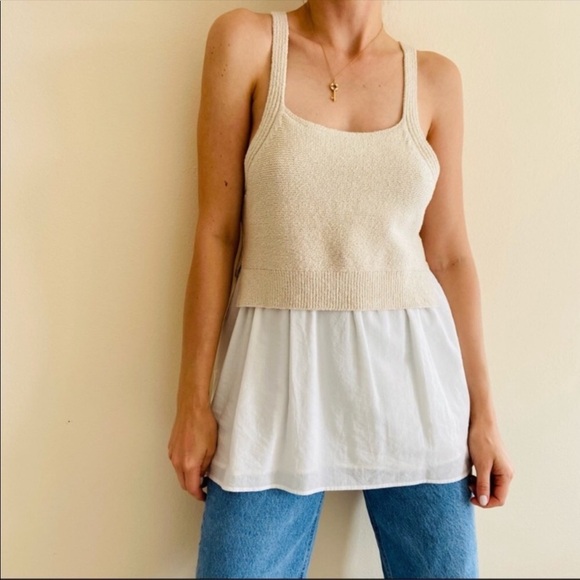 Anthropologie Jenna Knit Sweater Tank - Picture 1 of 15